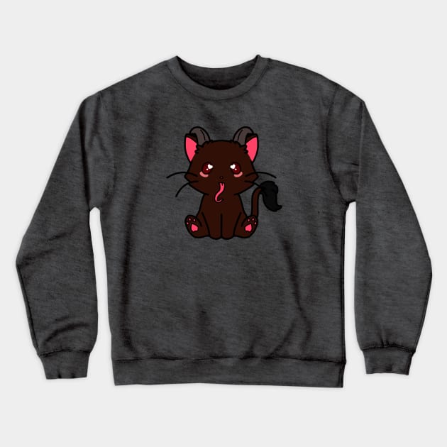 Katpuss Crewneck Sweatshirt by Lulu Bear